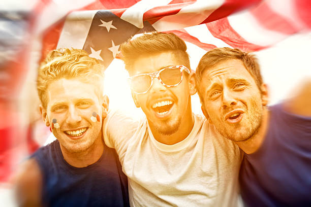 istock Sports fans cheering a game 488475679