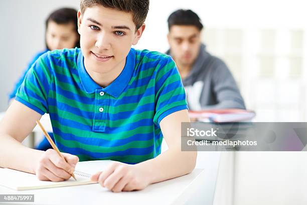 Student In Classroom Stock Photo - Download Image Now - 16-17 Years, 18-19 Years, 20-29 Years