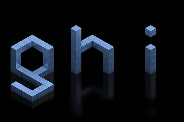 istock cubical 3d font letters G, H, I 488478717