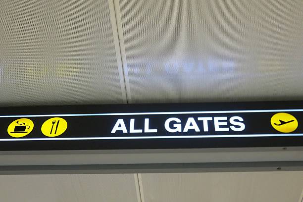istock All gates, informational sign 488478882