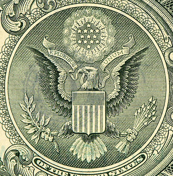 istock E Pluribus Unum Seal on the US Dollar Bill 488490556