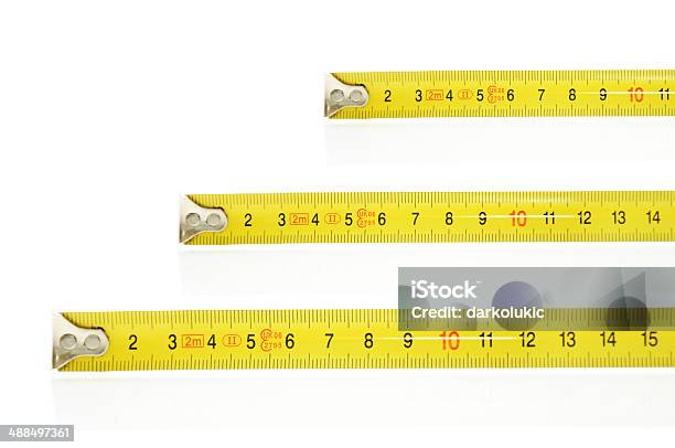 Tape Measure Stock Photo - Download Image Now - Accuracy, Centimeter, Cut Out