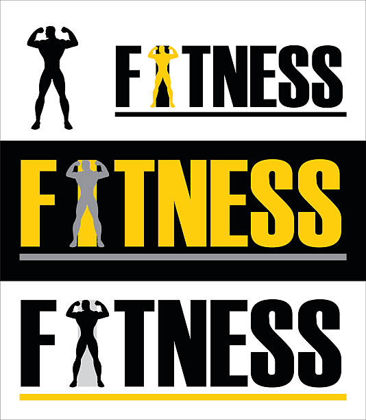istock Fitness. Fitness typography 488497636