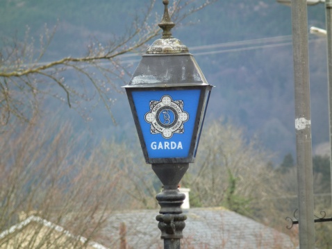 Irish Police Sign