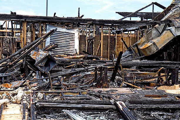 istock Business Burned to the Ground 488500123