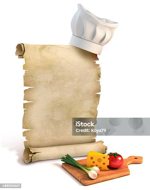 Recipes 3d Concept Stock Photo - Download Image Now - Abstract, Advertisement, Announcement Message