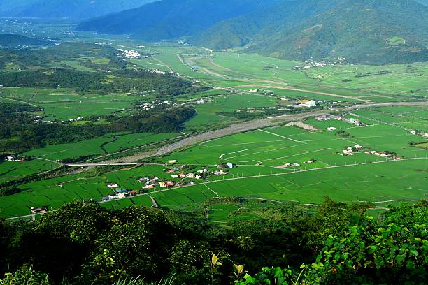 istock High angle view to look mountain valley 488500640