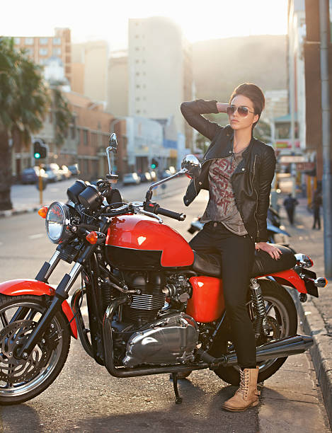 istock She's got the attitude to with that bike 488501893