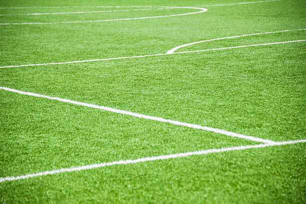 istock White Line on a Soccer Field 488502775