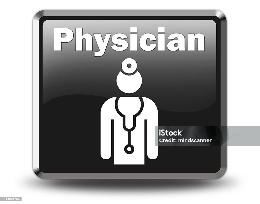 Icona, pulsante, pittogramma medico - Illustrazione stock royalty-free di Clinica medica