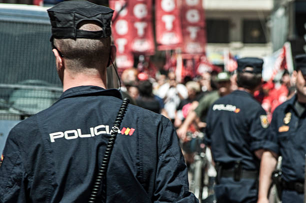 forze di polizia - occupy movement foto e immagini stock
