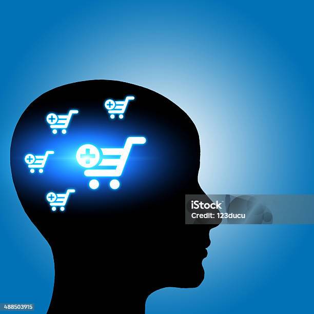 Consumerism Stock Photo - Download Image Now - Buying, Black Color, Blue