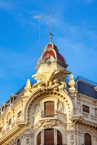 istock Ornate Spanish Building Statues Dome Granada Andalusia Spain 488504383