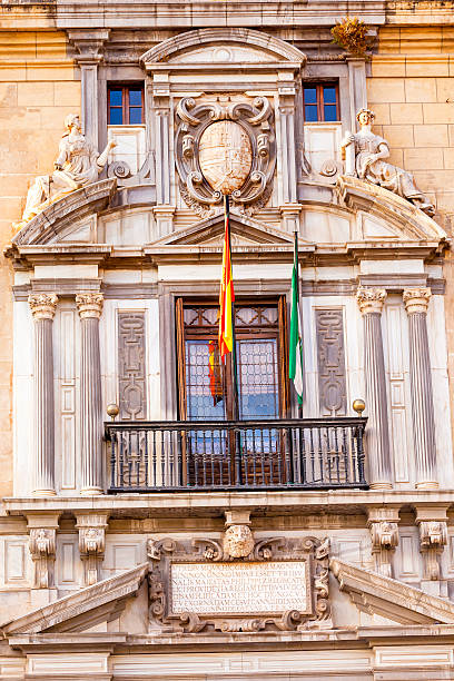 istock Spanish Government Building Window Crest Granada Spain 488504525
