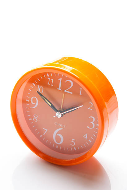 istock Orange alarm isolated on white background 488504994