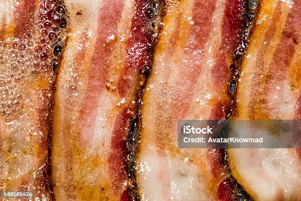 Bacon Stockfoto en meer beelden van Spek - Spek, Macrofotografie, Roosteren