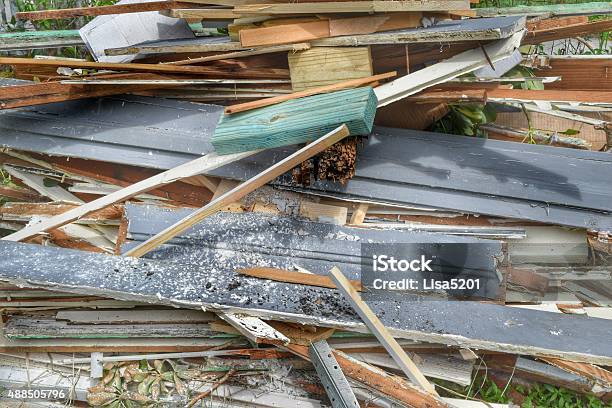 Construction Debris Stock Photo - Download Image Now - 2015, Business Finance and Industry, Construction Industry