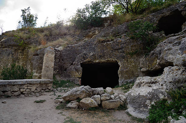 istock Medieval fortress town Chufut-Kale, Bakhchisaray 488507122