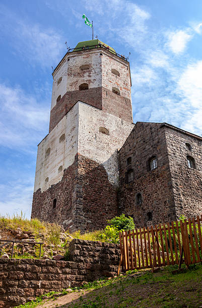 istock Old Swedish medieval castle in Vyborg, Russia 488507166