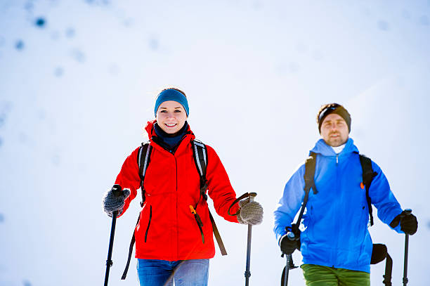 istock Young couple on a hike 488507872