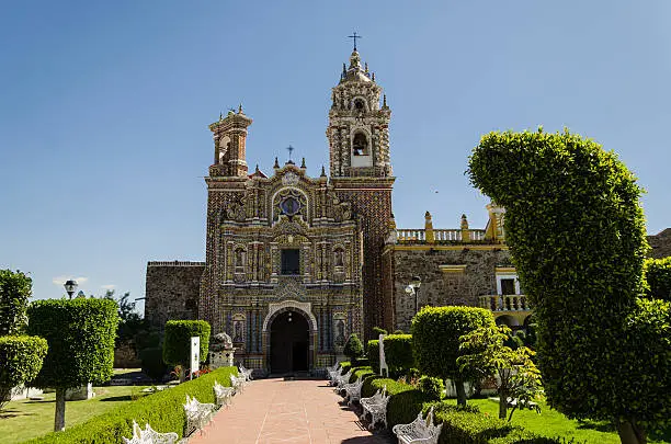 Santa Maria church in Tonantzintla, Mexico