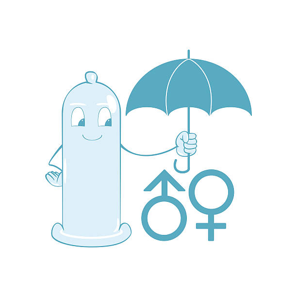 ilustraciones, imágenes clip art, dibujos animados e iconos de stock de condón, como sexual y salud reproductiva - retrovirus hiv sexually transmitted disease aids