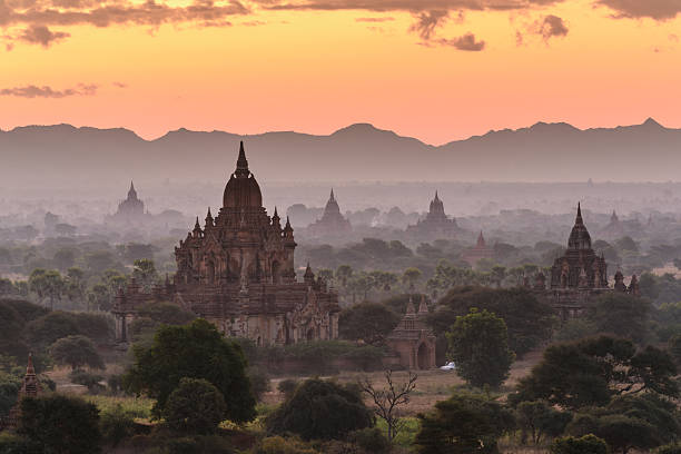 istock Bagan sunrise, the greates ancient city, Myanmar, Asia 488511656