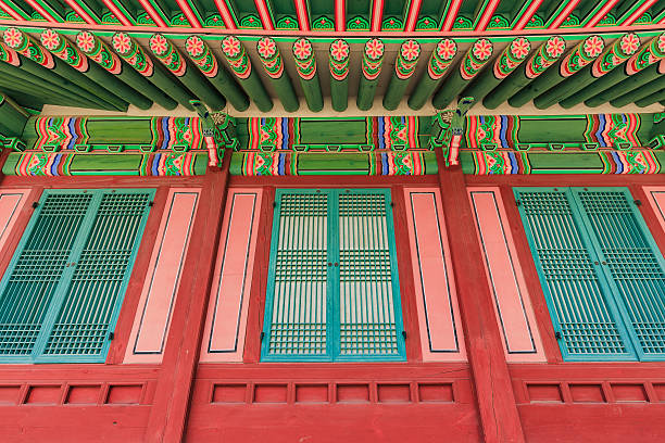 istock Korean Tradition Wooden Window 488514380