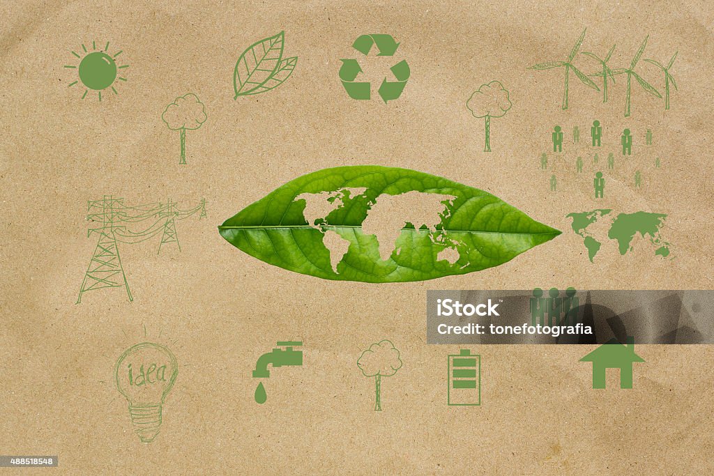 save earth concept, icon on paper background save earth concept, icon on paper backgroundsave earth concept, icon on paper background Drawing - Activity Stock Photo