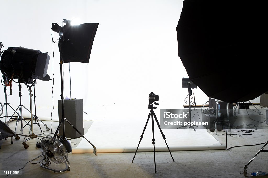 Foto-shooting studio - Lizenzfrei Fotosession Stock-Foto