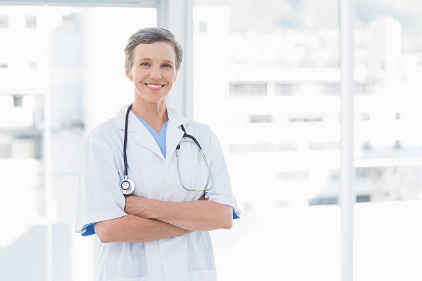 istock Smiling female doctor 488520010