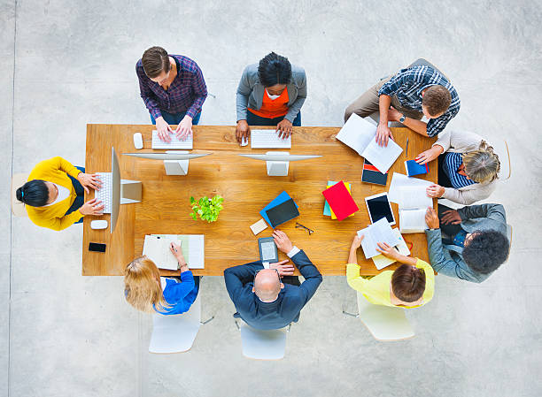 istock Group of Diverse Various Occupations People Meeting 488521307