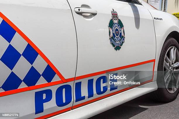 Police Car In Broadbeach On The Gold Coast Of Australia Stock Photo - Download Image Now