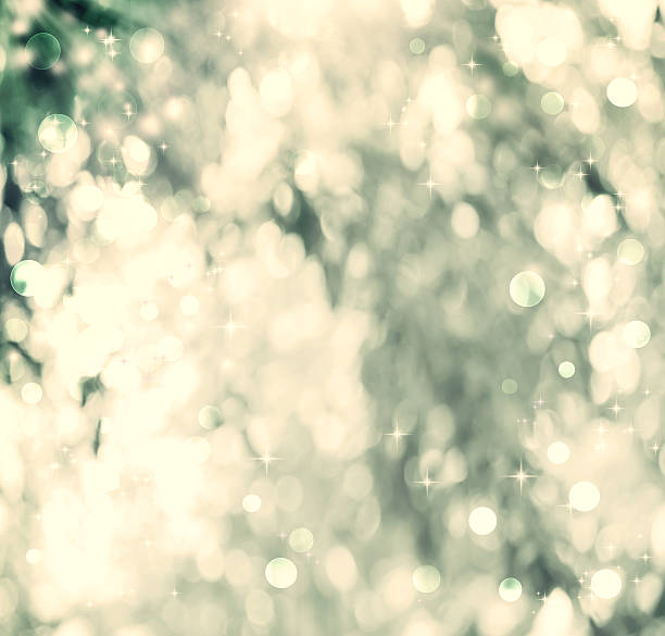 istock Gold and green colored abstract light background 488522203