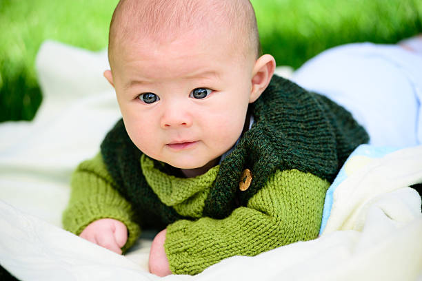 istock Cute Baby Laying Down 488523185