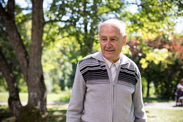 istock Elderly man in a nursing home 488523394