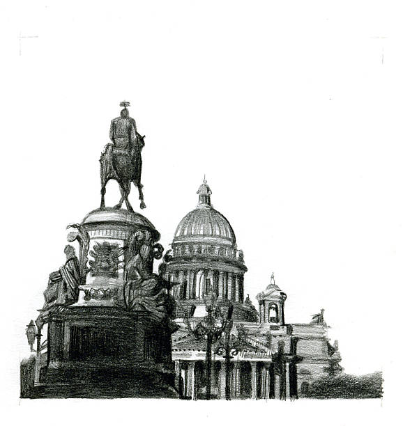 istock Monument to Nicholas I, Saint Petersburg 488523827