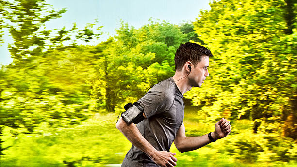 istock Male runner runing in outdoors 488524241