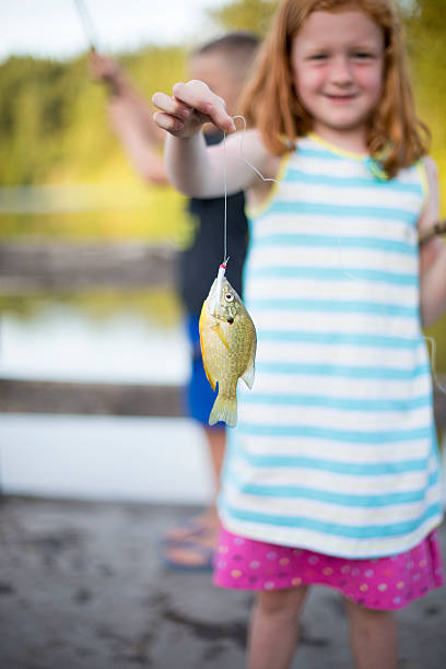 istock Young kids fishing 488528060