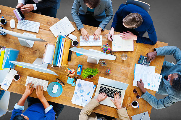 istock Business People Working Office Corporate Team Concept 488529396