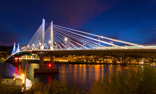 Tillicum Bridge is the newest bridge in Portland. It was opened in July, 2015.