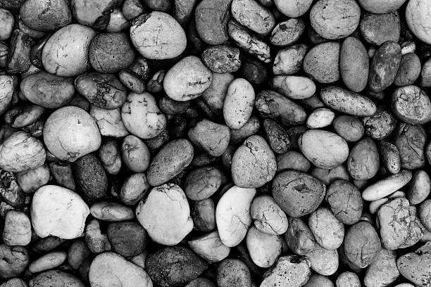 istock Texture background of stone wallpaper, black and white. 488531578