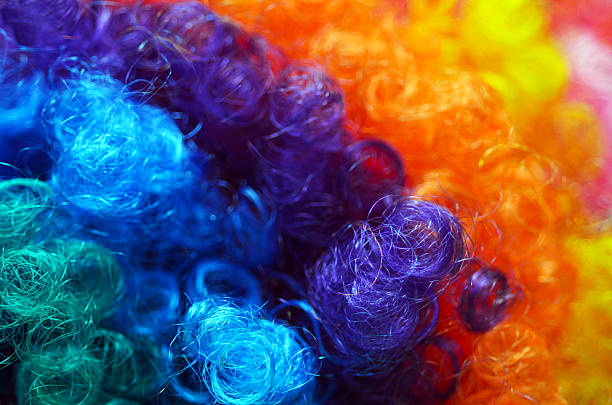 istock Clown wig hair 488531936