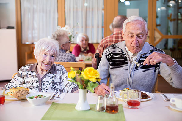istock Elderly couple in a nursing home 488533650