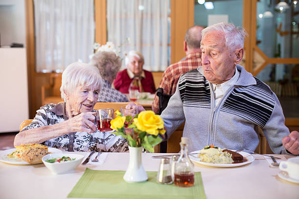 istock Elderly couple in a nursing home 488533800