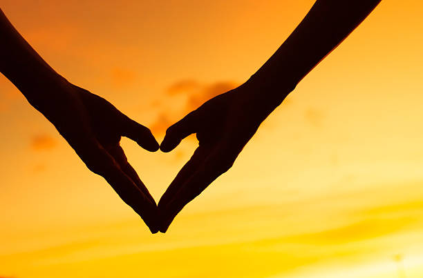 istock Heart silhouette in the sky 488534926
