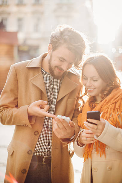 istock Young couple enjoying outdoors in autumn. 488535326