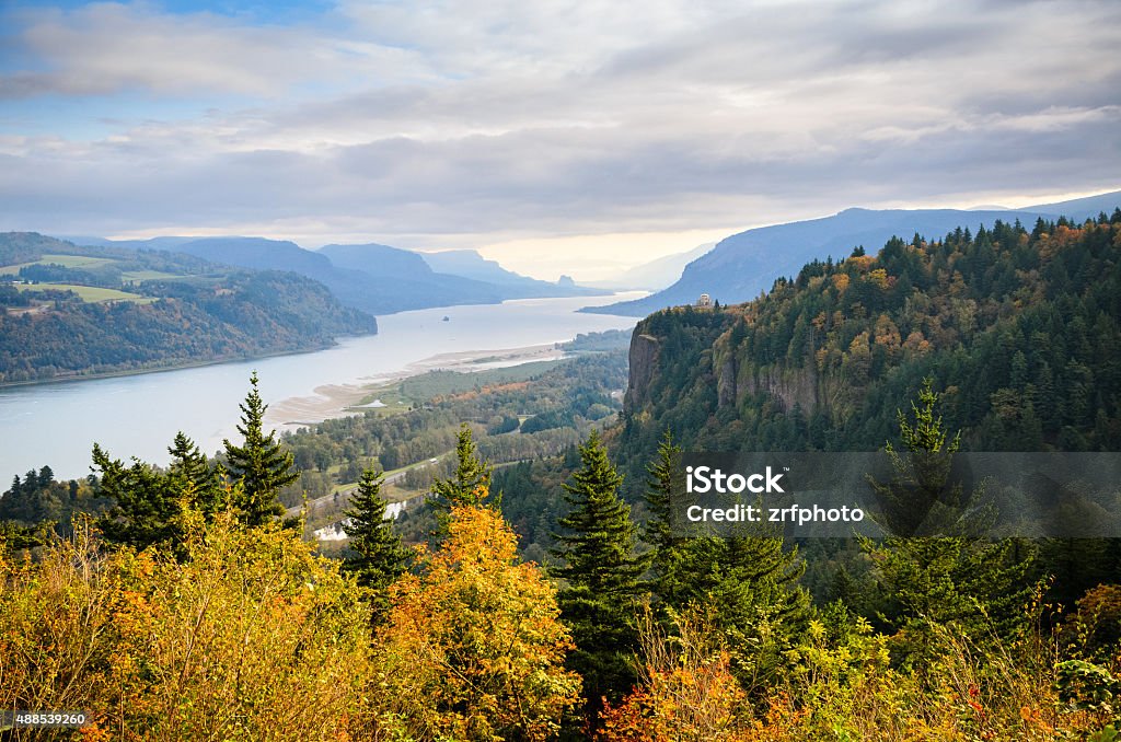 Columbia, Columbia Gorge Columbia River Gorge Stock Photo