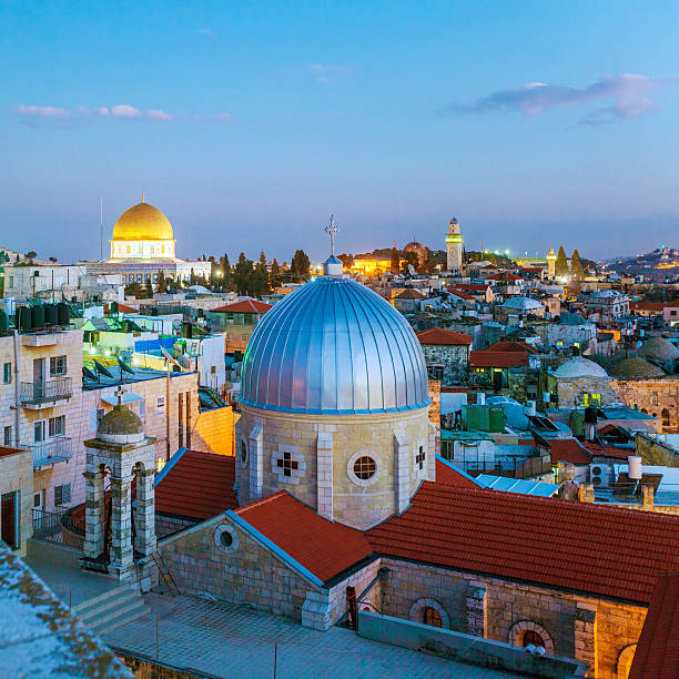 istock Jerusalem Old City at Night, Israel 488540324