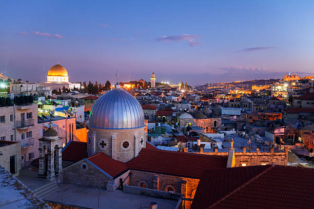 istock Jerusalem Old City at Night, Israel 488540334